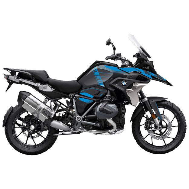 ΑΥΤΟΚΟΛΛΗΤΑ ΣΕΤ UNIRACING BMW R1250GS/ADV 40TH ΜΠΛΕ
