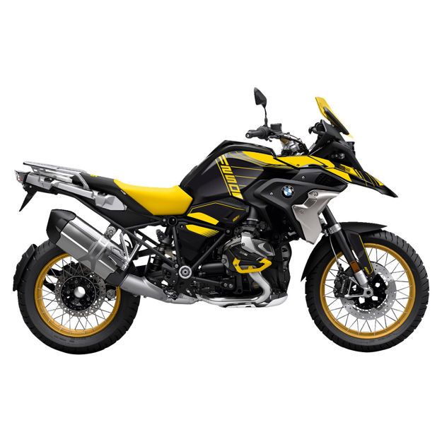 ΑΥΤΟΚΟΛΛΗΤΑ ΣΕΤ UNIRACING BMW R1250GS/ADV 40TH ΚΙΤΡΙΝΟ