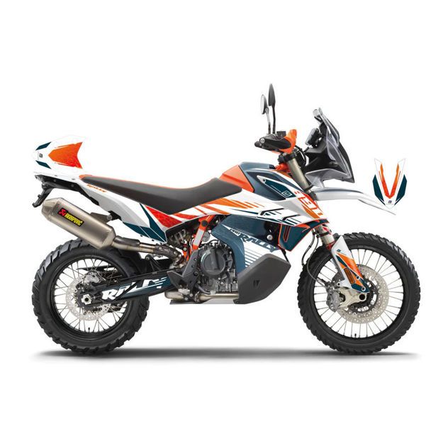 ΑΥΤΟΚΟΛΛΗΤΑ ΣΕΤ UNIRACING KTM 890 Adventure R Rally 2018-19 "BLUE"