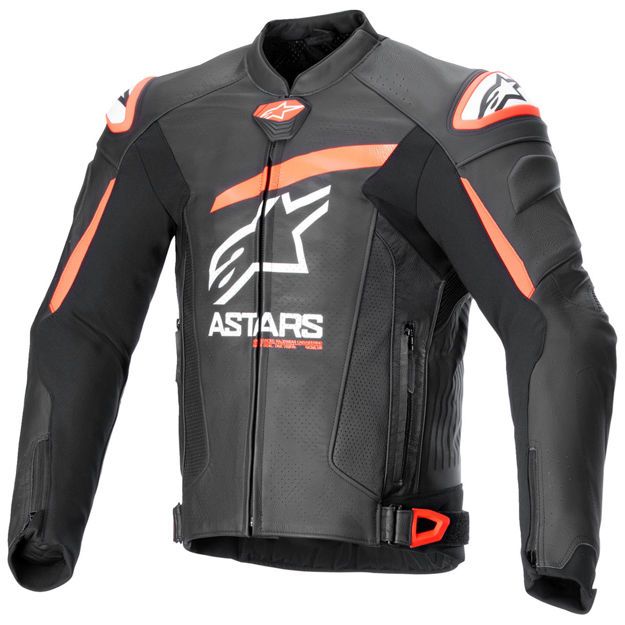ΜΠΟΥΦΑΝ ΑΝΔΡΙΚΟ ΜΗΧΑΝΗΣ ALPINESTARS GP Plus R v4 Airflow ΔΕΡΜΑΤΙΝΟ ΜΑΥΡΟ ΠΟΡΤΟΚΑΛΙ