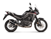 ΤΕΛΙΚΟ ΕΞΑΤΜΙΣΗΣ TITANIUM SLIP ON ΜΑΥΡΟ AKRAPOVIC HONDA XL750 TRANSALP