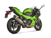ΤΕΛΙΚΟ ΕΞΑΤΜΙΣΗΣ TITANIUM SLIP ON AKRAPOVIC KAWASAKI Z 400 ABS/EX 400 ABS NINJA