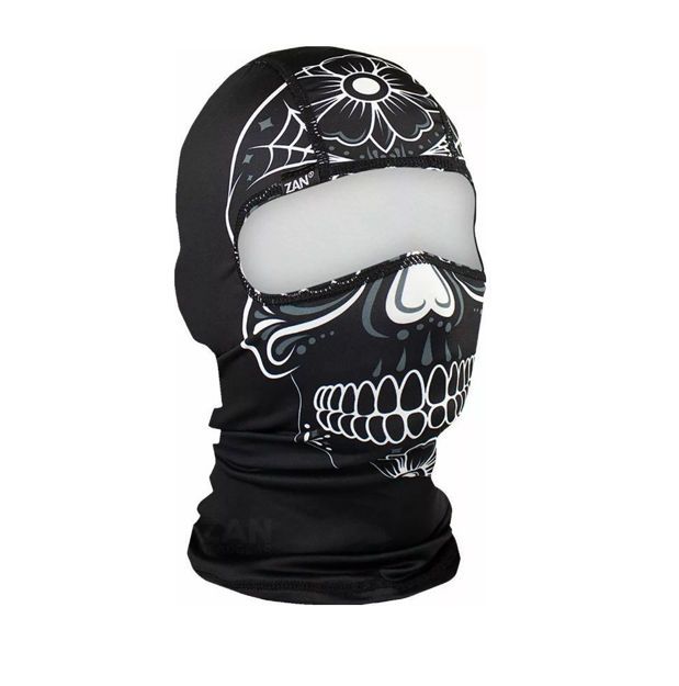 Μπαλακλάβα ZAN HEADGEAR BACLAVA POLYESTER CALAVERA Μαύρο One size