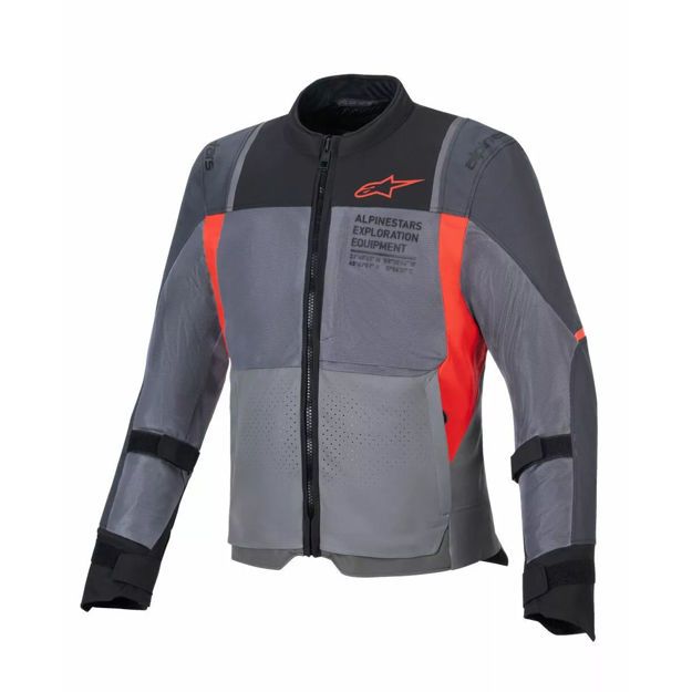 ΜΠΟΥΦΑΝ ΜΗΧΑΝΗΣ ΑΝΔΡΙΚΟ TOURING ALPINESTARS ST-2 Air ΓΚΡΙ, ΚΟΚΚΙΝΟ