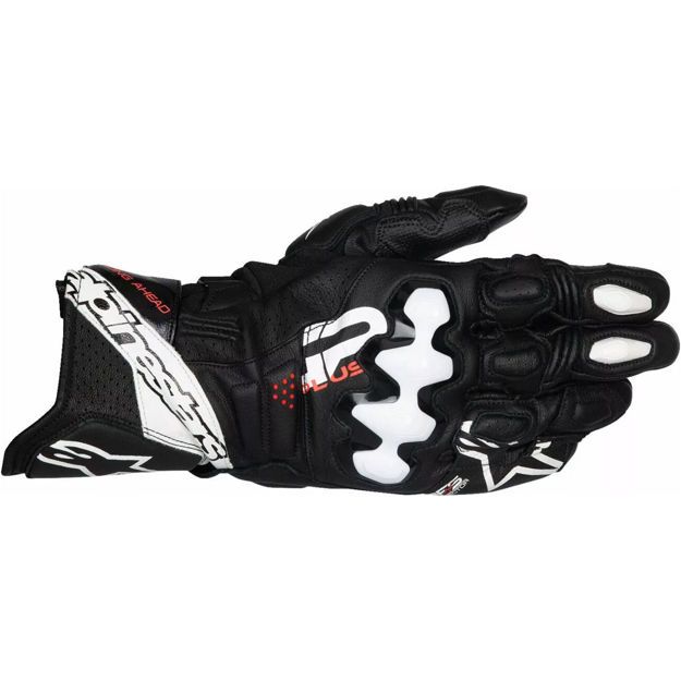 ΓΑΝΤΙΑ ΜΗΧΑΝΗΣ RACING ΑΝΔΡΙΚΑ ΔΕΡΜΑΤΙΝΑ ALPINESTARS GP Plus R V3 ΜΑΥΡΟ, ΛΕΥΚΟ