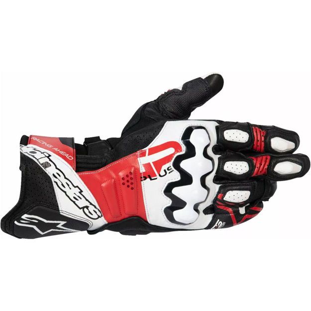 ΓΑΝΤΙΑ ΜΗΧΑΝΗΣ RACING ΑΝΔΡΙΚΑ ΔΕΡΜΑΤΙΝΑ ALPINESTARS GP Plus R V3 ΜΑΥΡΟ, ΛΕΥΚΟ, ΚΟΚΚΙΝΟ