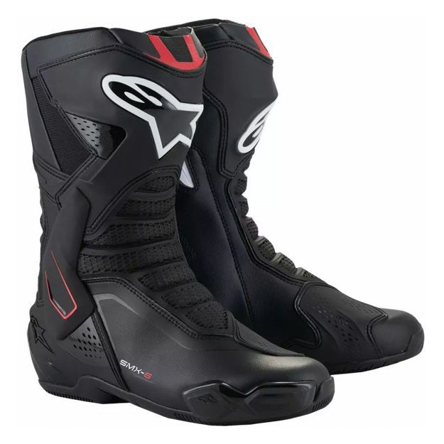 ΜΠΟΤΕΣ ΜΗΧΑΝΗΣ ΑΝΔΡΙΚΕΣ ALPINESTARS SMX-6 V3 ΜΑΥΡΟ, ΚΟΚΚΙΝΟ, ΛΕΥΚΟ