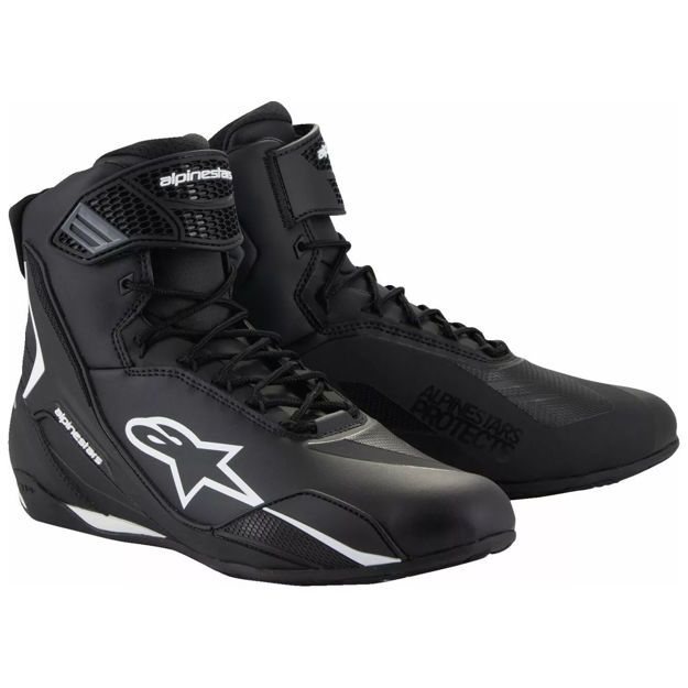 ΜΠΟΤΑΚΙΑ ΜΗΧΑΝΗΣ ΑΝΔΡΙΚΑ ALPINESTARS Faster-4 ΜΑΥΡΟ ΛΕΥΚΟ