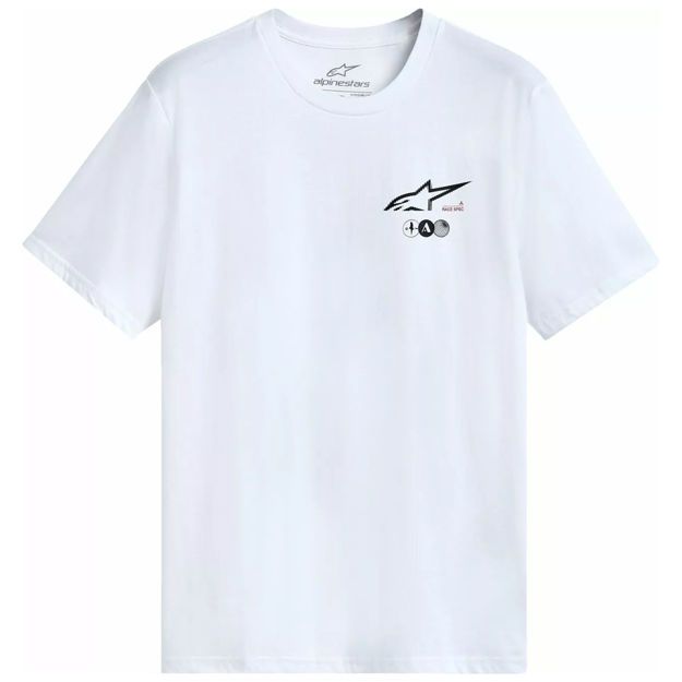 ΜΠΛΟΥΖΑ ALPINESTARS Asym CSF ΜΕ ΚΟΝΤΟ ΜΑΝΙΚΙ ΛΕΥΚΟ