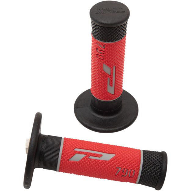 PRO GRIP GRIPS TRIPLE DENSITY OFFROAD 790 CLOSED END GRAY/RED/BLACK

