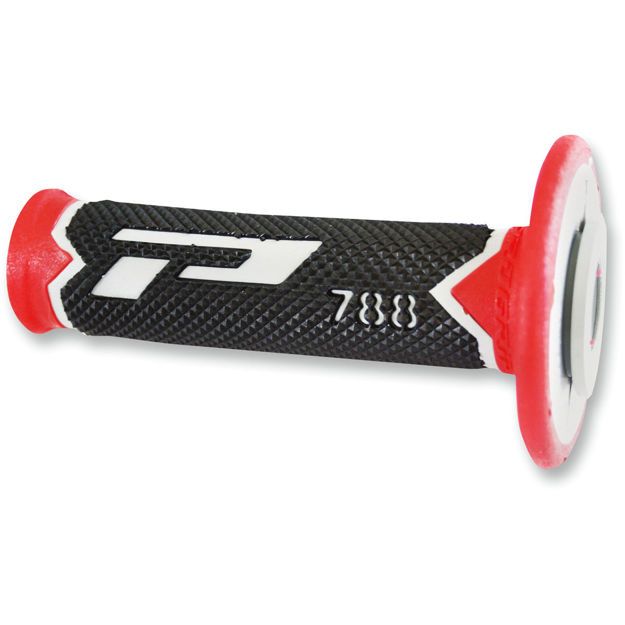 PRO GRIP GRIPS TRIPLE DENSITY OFFROAD 788 CLOSED END GRAY/RED/BLACK
