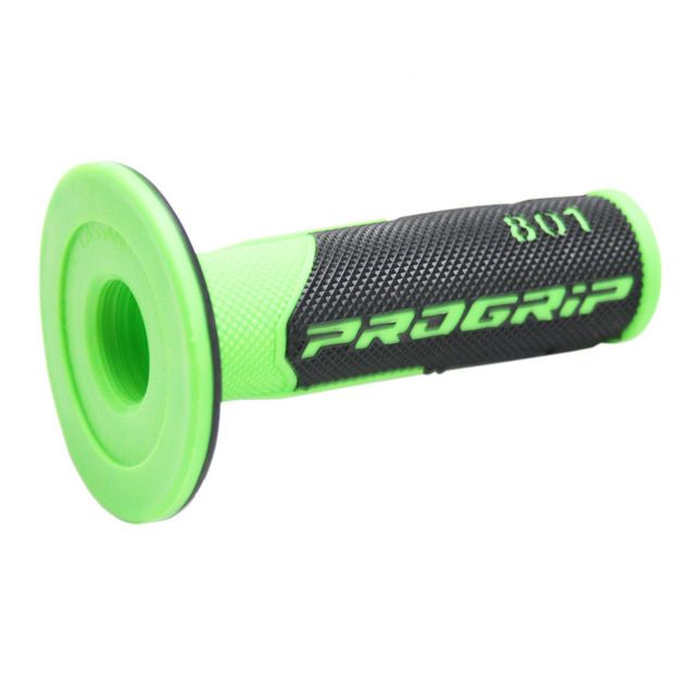 PRO GRIP GRIPS DOUBLE DENSITY OFFROAD 801 CLOSED END BLACK/FLUO GREEN
