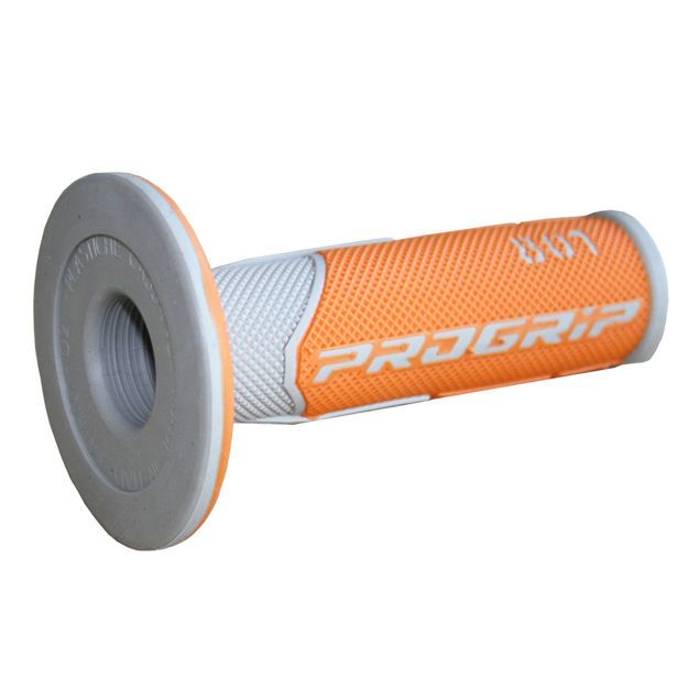 PRO GRIP GRIPS DOUBLE DENSITY OFFROAD 801 CLOSED END ORANGE/GRAY
