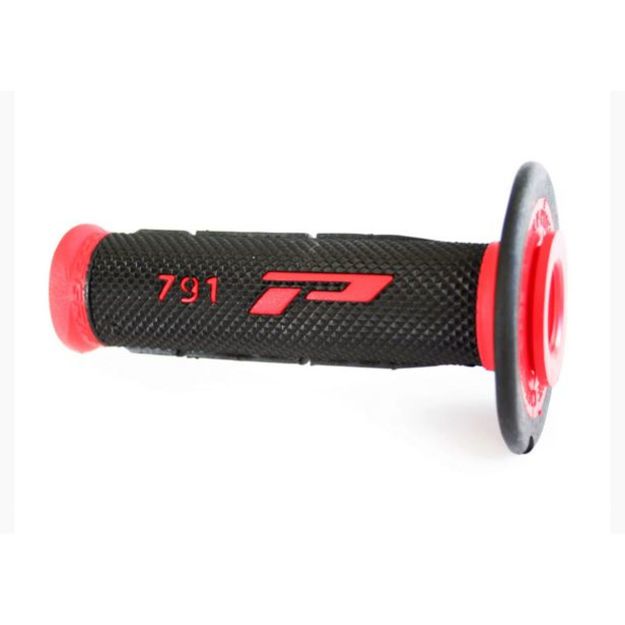 PRO GRIP GRIPS DOUBLE DENSITY OFFROAD 791 CLOSED END BLACK/RED

