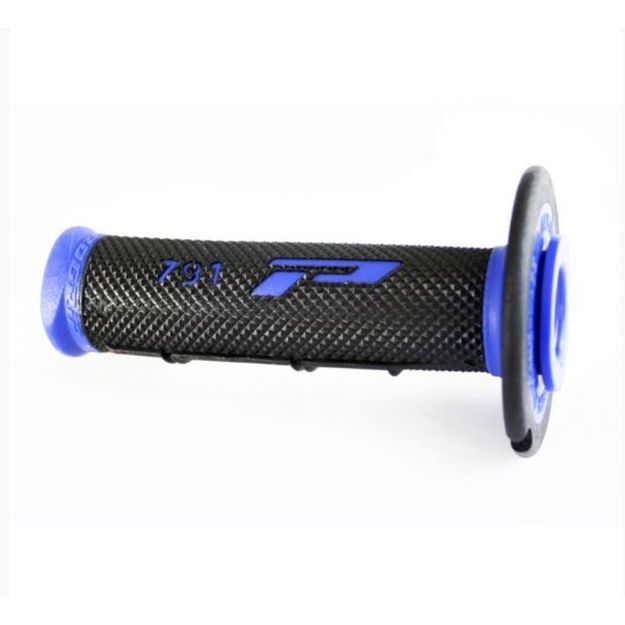PRO GRIP GRIPS DOUBLE DENSITY OFFROAD 791 CLOSED END BLACK/BLUE
