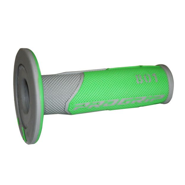 PRO GRIP GRIPS DOUBLE DENSITY OFFROAD 801 CLOSED END GREEN/GRAY
