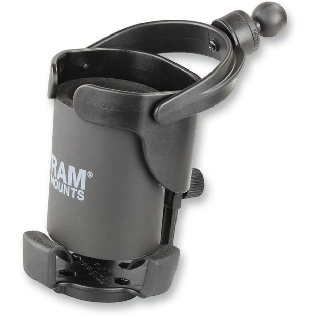 RAM MOUNT RAM® LEVEL CUP™ XL BALL MOUNT BLACKΒάση για μπουκάλι/ποτήρι μαυρή