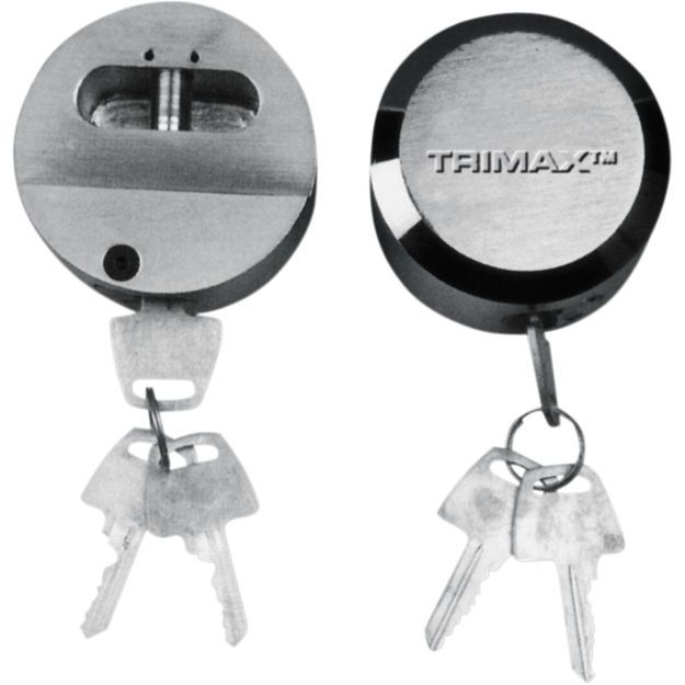 TRIMAX TRIMAX PADLOCK HOCKEY-PUCK 70MM DIAMETERΛουκέτο στρογγυλό 70ΜΜ