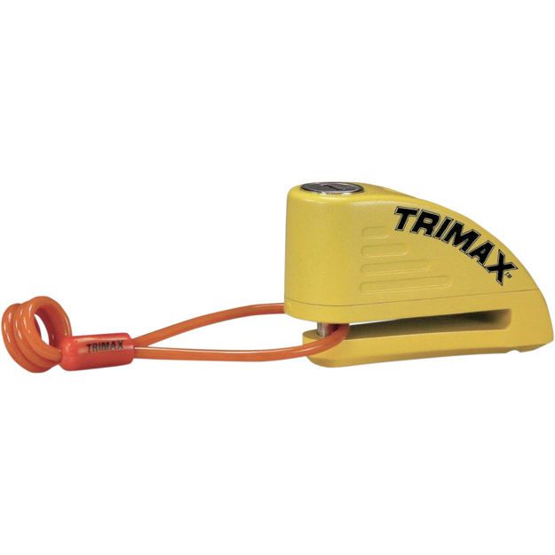 TRIMAX TRIMAX DISC-LOCK ALARMED WITH REMINDER CABLE 7MM PIN
Κλειδαριά δισκοφρένου 7MM  με συναγερμό