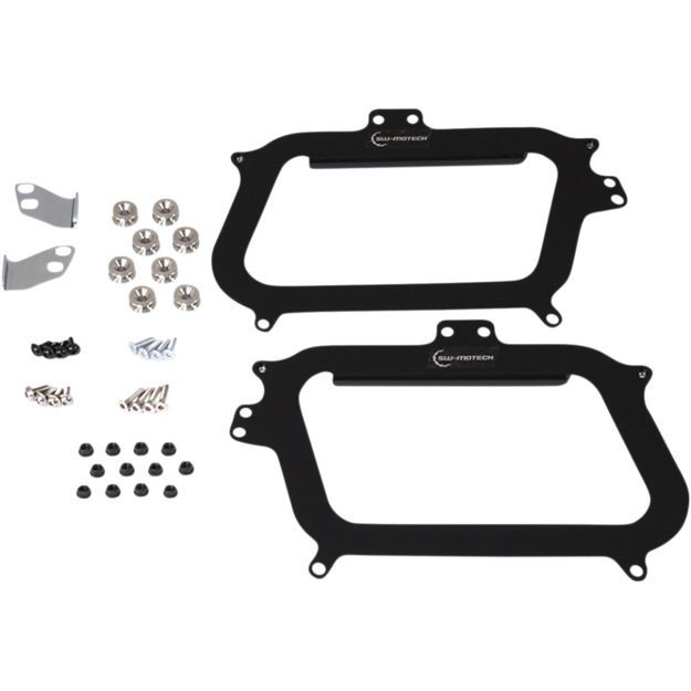 SW-MOTECH Adapter kit for mounting SW-MOTECH TRAX aluminum side cases on Givi side carriers