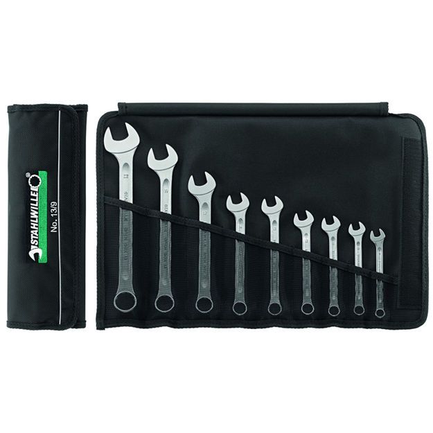 STAHLWILLE SETS: COMBINATION SPANNERS OPEN-BOX 7/16; 1/2; 9/16; 5/8; 11/16; 3/4; 13/16; 7/8
