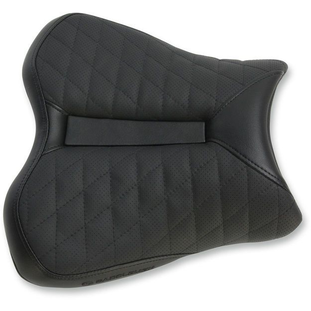 SADDLEMEN SOLO SEAT GEL-CHANNEL - TRACK LS FRONT SADDLEHYDE™|SADDLEGEL™ BLACK
