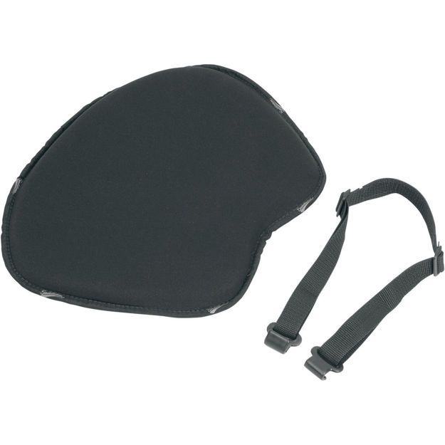 SADDLEMEN SOLO SEAT PAD SOFT STRECH XL FRONT FABRIC|SADDLEGEL™ BLACK