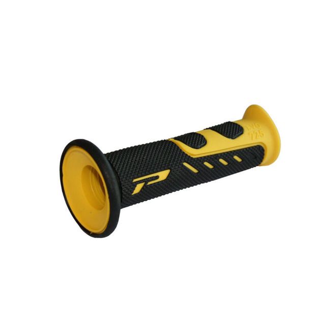 PRO GRIP GRIPS DOUBLE DENSITY ROAD 725 CLOSED END BLACK/YELLOW