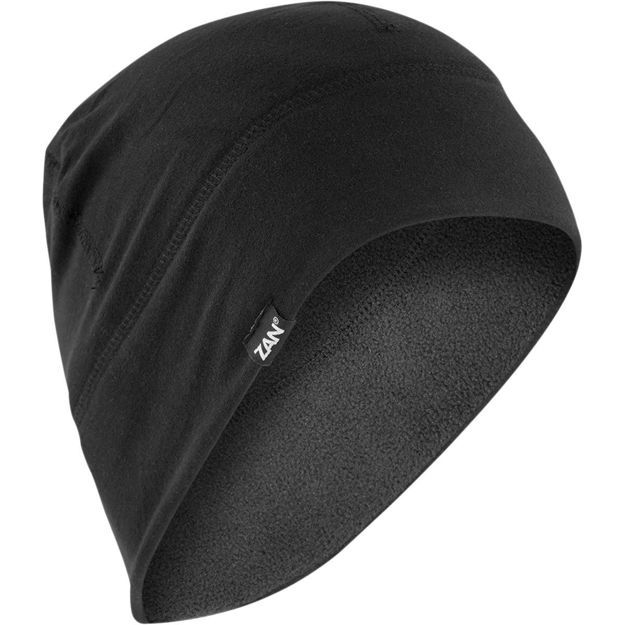 Κάλυμμα Κεφαλιού Αναβάτη  ZAN HEADGEAR  SportFlex® Fleece Beanie Elastane| Polyester One Size Μαύρο