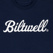 ΜΠΛΟΥΖΑ ΑΝΔΡΙΚΗ  ΜΕ ΚΟΝΤΟ ΜΑΝΙΚΙ BILTWELL Script μπλε