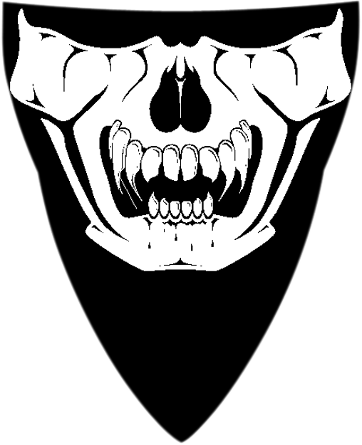 ΦΟΥΛΑΡΙ ΛΑΙΜΟΥ SCHAMPA + DIRT SKINS Stretch CLOWN Half-Face Mask μαυρο ONE SIZE