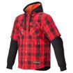 ΠΟΥΚΑΜΙΣΟ ΜΗΧΑΝΗΣ ALPINESTARS MSE Tartan ΜΑΥΡΟ ΚΟΚΚΙΝΟ