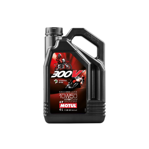 MOTUL 300V2 4T 10W50 100% ΣΥΝΘΕΤΙΚΟ FACTORY LINE 4 ΛΙΤΡΟ