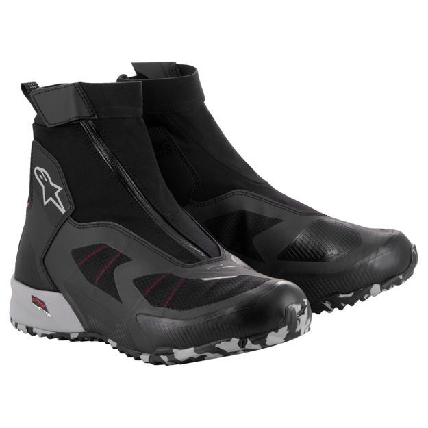 ΜΠΟΤΑΚΙΑ ΑΝΔΡΙΚΑ ALPINESTARS CR-8 Gore-Tex® ΜΑΥΡΟ ΓΚΡΙ ΚΟΚΚΙΝΟ
